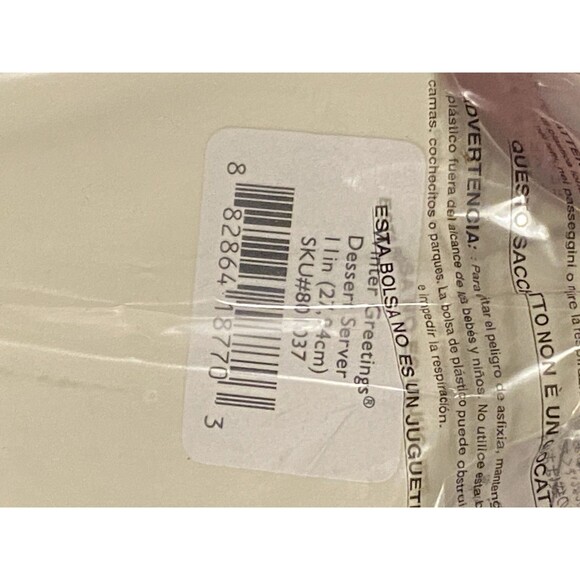 Lenox Winter Greetings Dessert Server new in open box Christmas winter cardinal - Picture 7 of 10